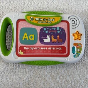 Leapfrog Kids Slide To Read ABC Alphabet Interactive Flashcards Educational Toy